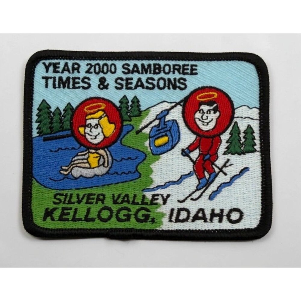 Good Sam RV Club Patch Idaho Samboree 2000 Silver Valley Kellogg ID Skiing Water